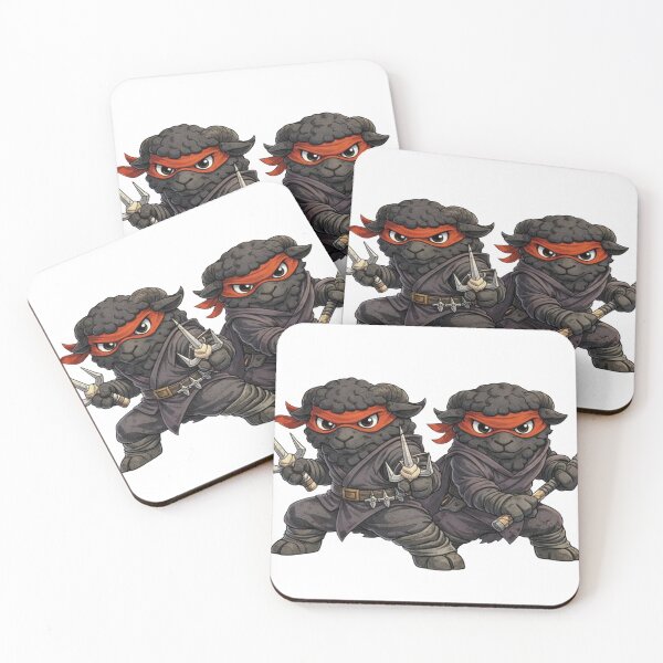 Item preview, Flock Guard Twins – TurtleSheepNinja Clan Enforcers designed and sold by Thpoar.