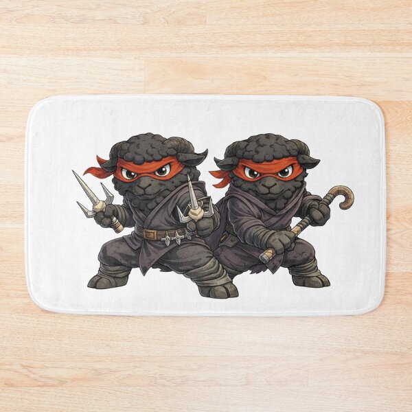 Item preview, Flock Guard Twins – TurtleSheepNinja Clan Enforcers designed and sold by Thpoar.