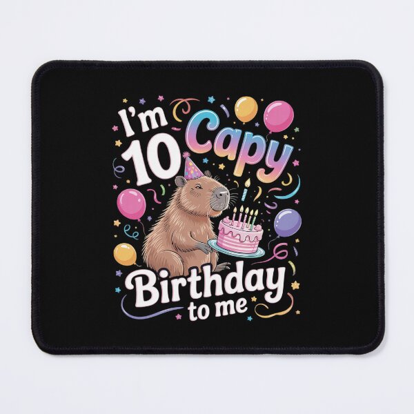 Item preview, 10 Years Capy Birthday to me Girls 10th Birthday Capybara designed and sold by DigitaldeligArt.