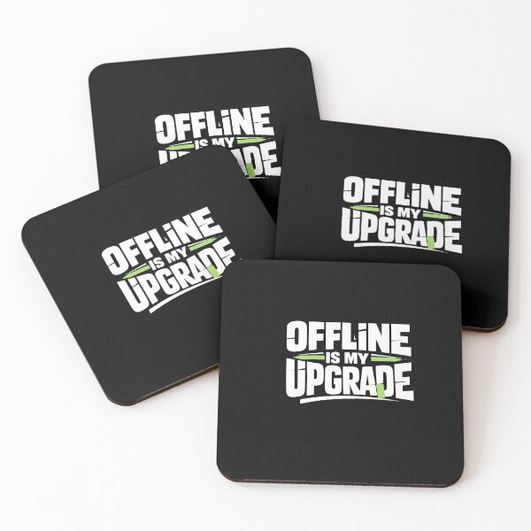 Item preview, Offline Is My Upgrade – Luxury Modern Streetwear Typography Design designed and sold by LineLoo.