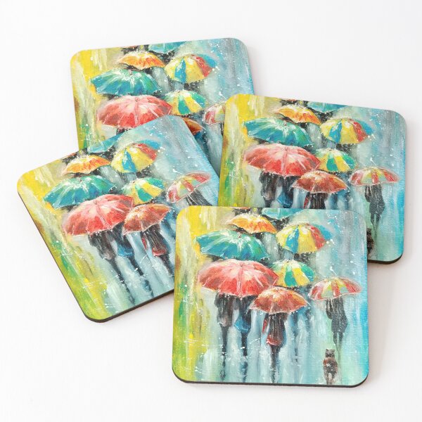 Item preview, Umbrellas painting designed and sold by Natart1004.