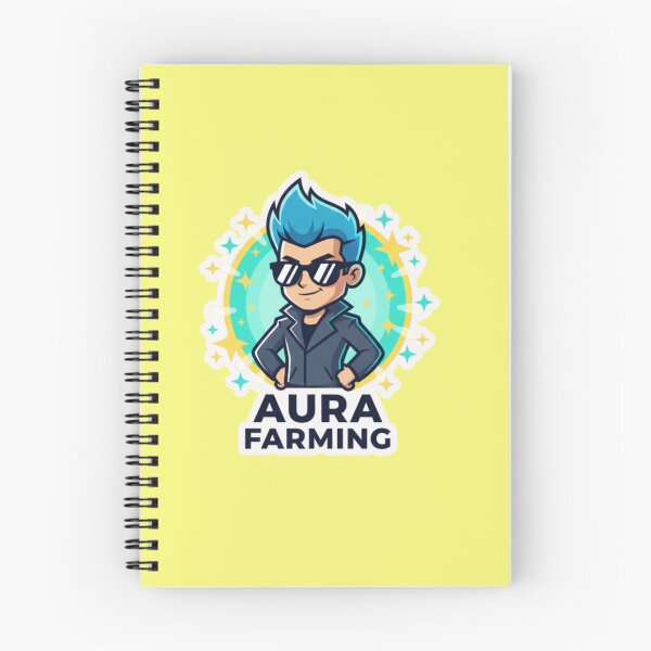 Item preview, Aura Farming Certified Cool Guy with Blue Hair and Sunglasses Vector Illustration designed and sold by bvdesignart.