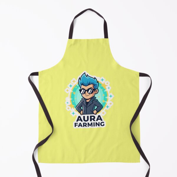 Item preview, Aura Farming Certified Cool Guy with Blue Hair and Sunglasses Vector Illustration designed and sold by bvdesignart.