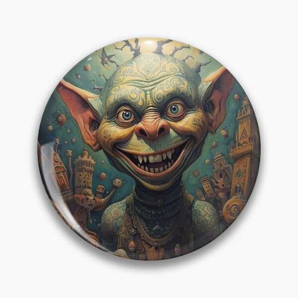Item preview, The Grinning Goblin designed and sold by Edenglow Prints & Peculiars.