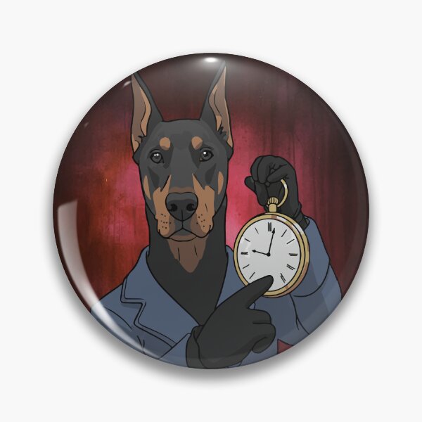 Item preview, Doberman Gentleman with Pocket Watch designed and sold by WhatsupDawg.