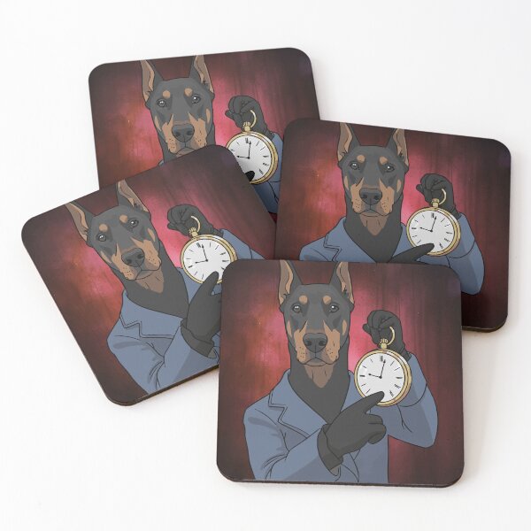 Item preview, Doberman Gentleman with Pocket Watch designed and sold by WhatsupDawg.