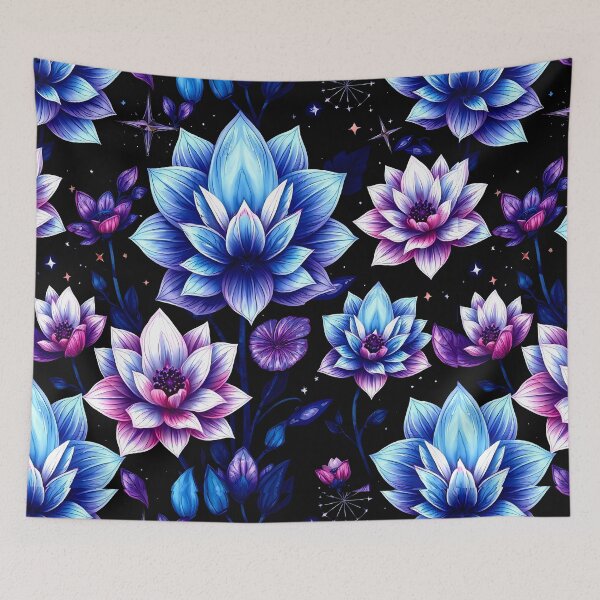 Item preview, Celestial Bloom – Lotus in the Starscape designed and sold by meesub.