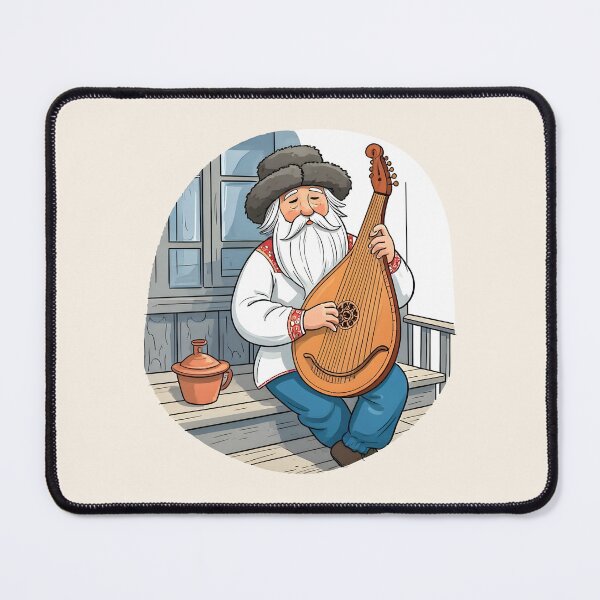 Item preview, Ukrainian kobzar designed and sold by PrintLabStudio.