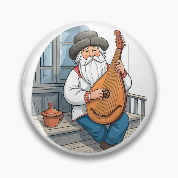 Item preview, Ukrainian kobzar designed and sold by PrintLabStudio.