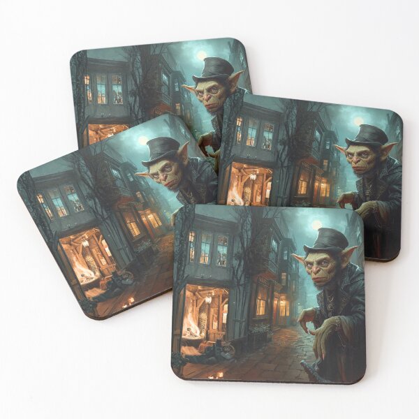 Item preview, The Moonlit Goblin of Candlewick Alley designed and sold by Edenglow Prints & Peculiars.