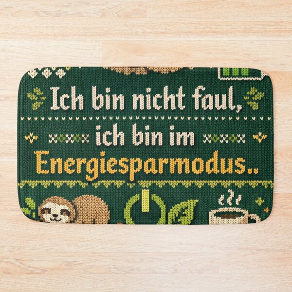 Item preview, Energy-saving mode – Cozy knit design with cat designed and sold by Mauswohn.