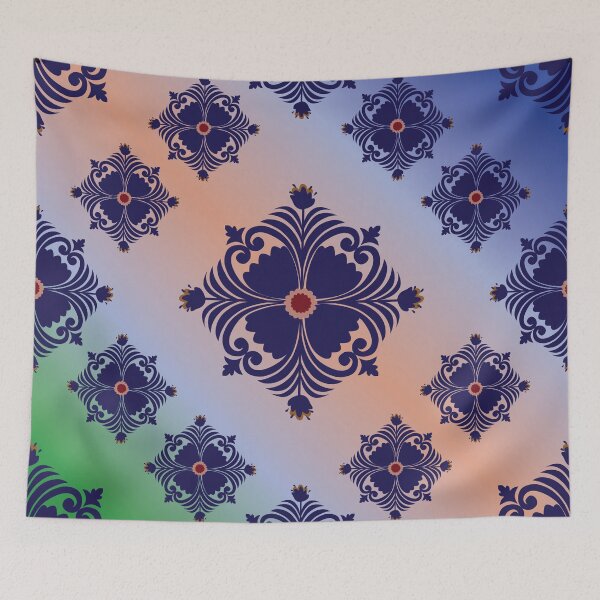 Item preview, Pastel Thai Floral Harmony designed and sold by OIL Pattern Design .