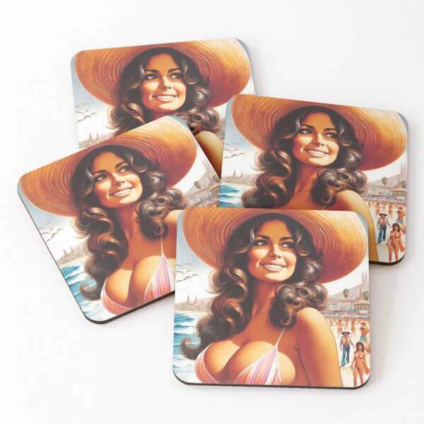 Item preview, 70s Summer Woman designed and sold by PulpVintage.