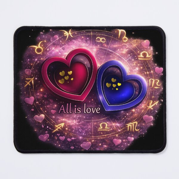 Item preview, All is love - cosmic motif designed and sold by NB-Artmagic.