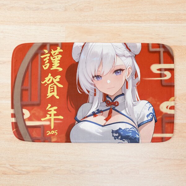 Item preview, Belfast Azur Lane New Year Cheongsam Dragon Poster designed and sold by Tokyonomad.