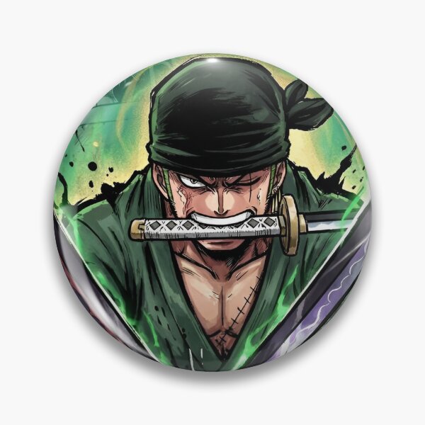 Item preview, Roronoa Zoro - Triple Sword Samurai Warrior Manga Style Illustration designed and sold by Dyan4.