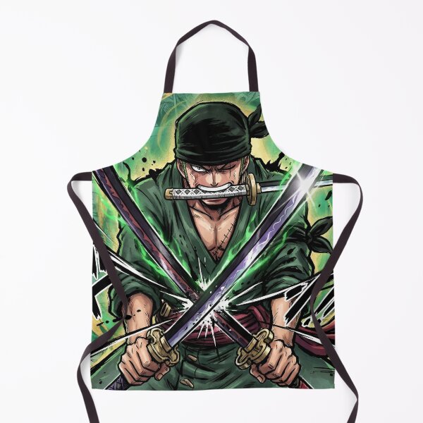 Item preview, Roronoa Zoro - Triple Sword Samurai Warrior Manga Style Illustration designed and sold by Dyan4.