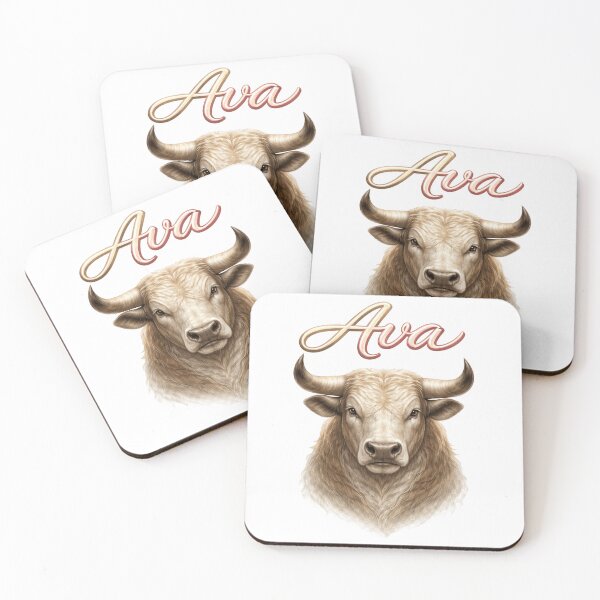 Item preview, Ava Bull Zodiac — Strength and Stability of the Chinese Ox designed and sold by AlexLineArt.