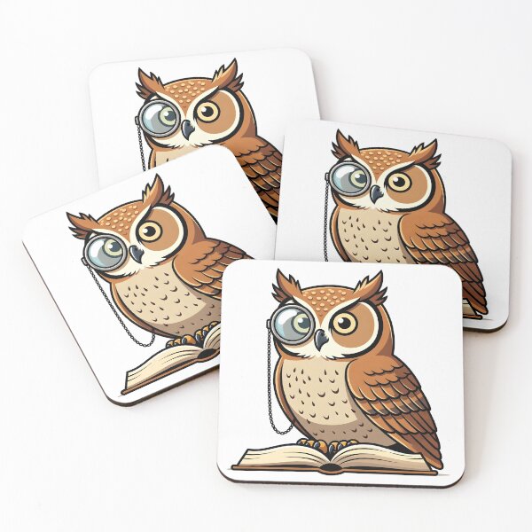 Item preview, Reading owl designed and sold by SunDrift.