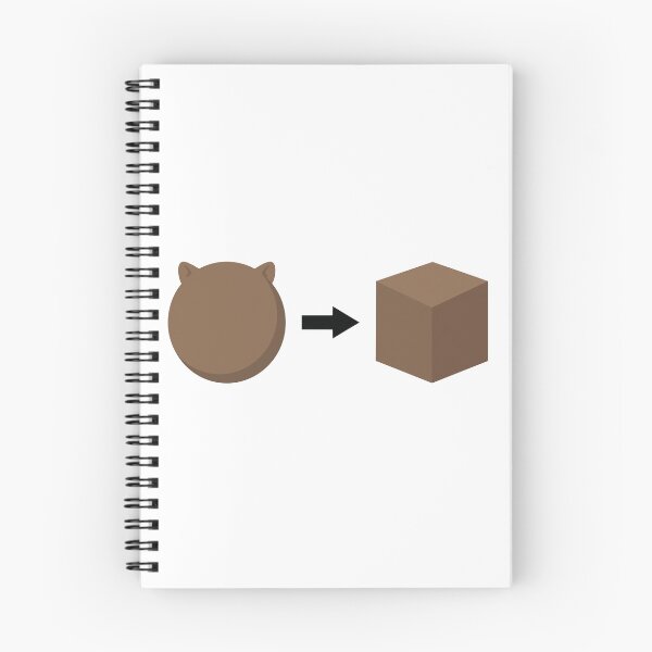 Item preview, Round Body Square Poop Wombat Geometry designed and sold by Petzzz.