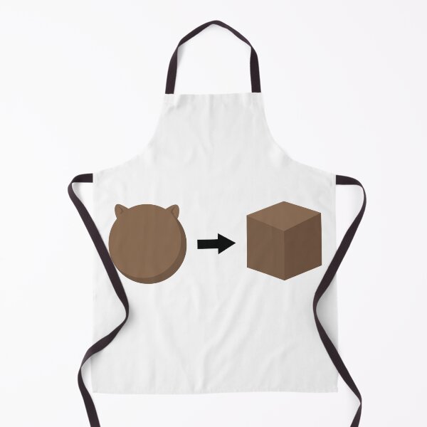 Item preview, Round Body Square Poop Wombat Geometry designed and sold by Petzzz.