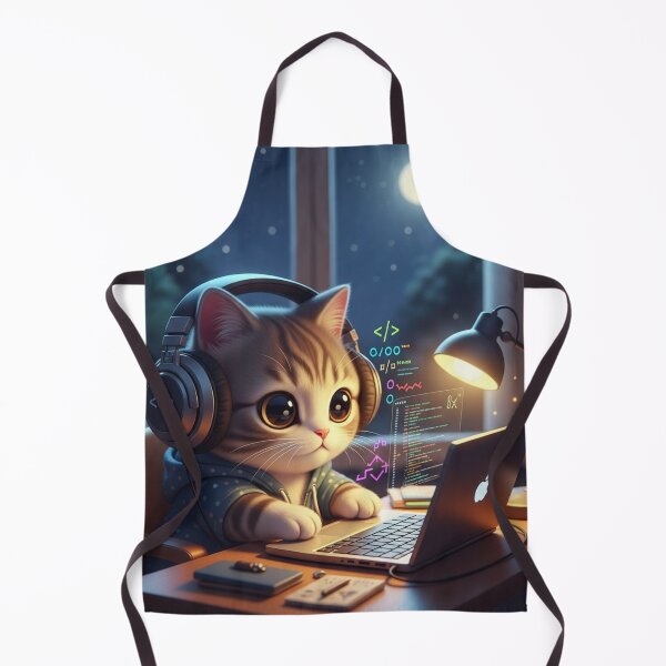 Item preview, programmer cat designed and sold by Losancestros.