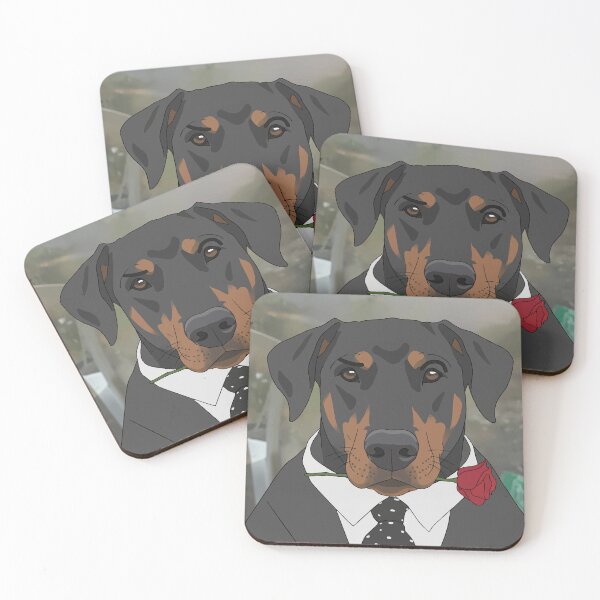 Item preview, Gentleman Doberman in Formal Suit designed and sold by WhatsupDawg.