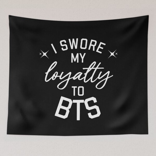 Item preview, i swore my loyalty to BTS army designed and sold by Morcawork.