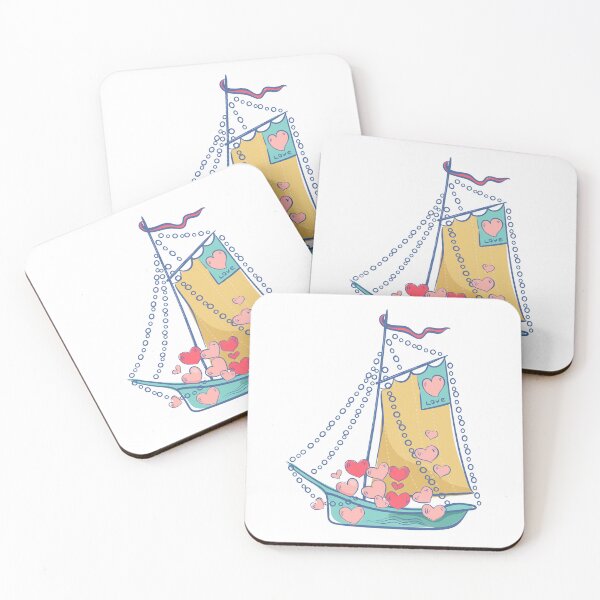 Item preview, Love Boat – Sailing on a Sea of Hearts designed and sold by Deepness2023.