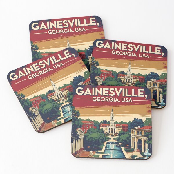 Item preview, Gainesville Georgia USA Vintage Travel Tourism  designed and sold by TravelersGems.