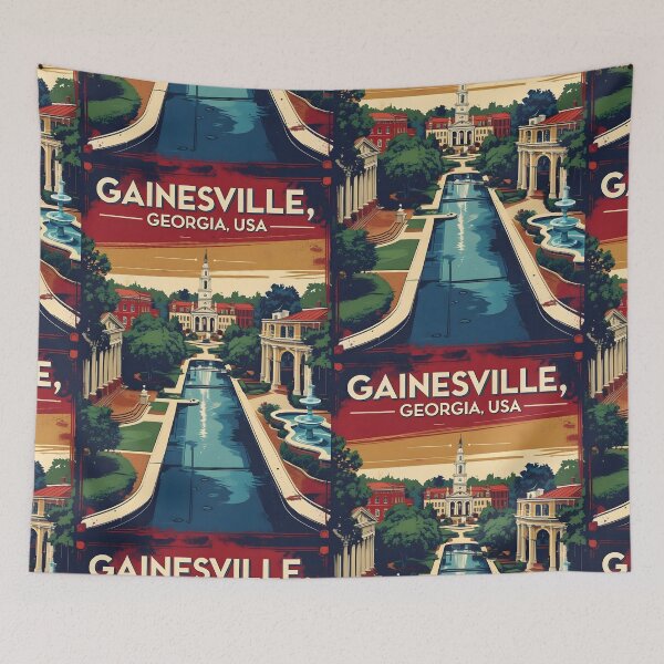 Item preview, Gainesville Georgia USA Vintage Travel Tourism  designed and sold by TravelersGems.