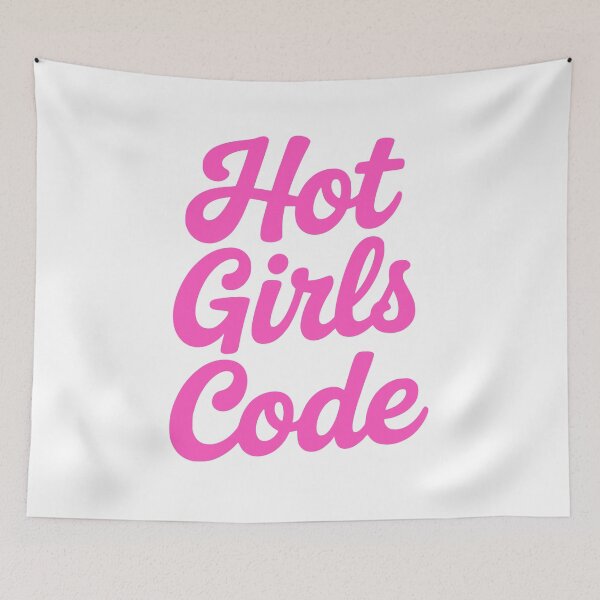 Item preview, Hot Girls Code! Pink Girly designed and sold by PMCreative.