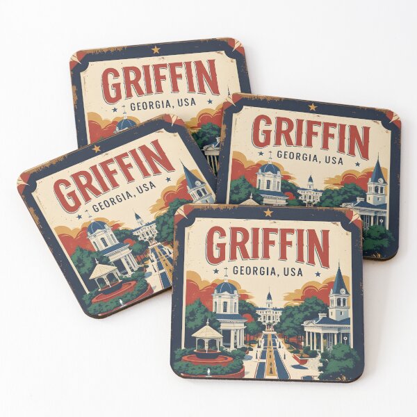 Item preview, Griffin Georgia USA Vintage Travel Tourism  designed and sold by TravelersGems.