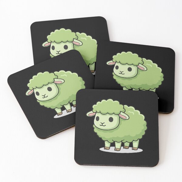 Item preview, Cute Broccoli Sheep - Fluffy Vegetable Animal Hybrid designed and sold by LineLoo.