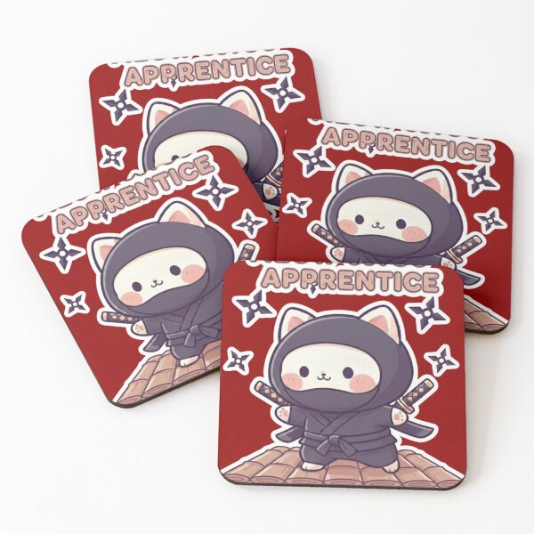 Item preview, Meow-jitsu Apprentice: The Stealthy Kawaii Ninja Cat designed and sold by NMF-HUB.