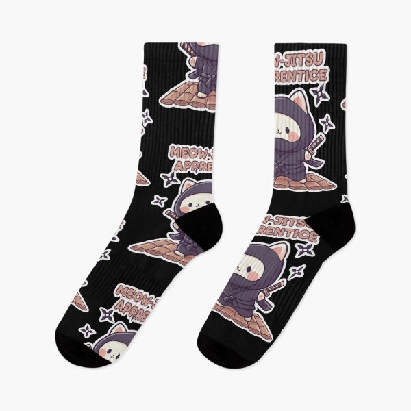 Item preview, Meow-jitsu Apprentice: The Stealthy Kawaii Ninja Cat designed and sold by NMF-HUB.