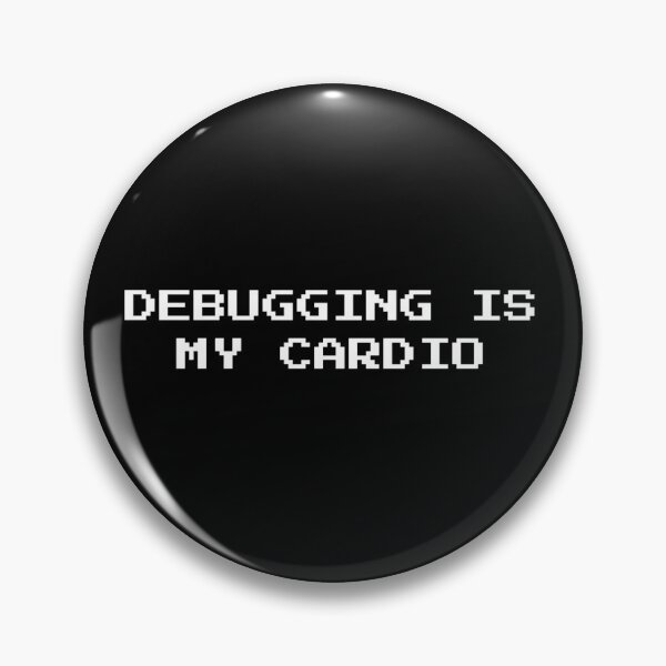 Artikelvorschau, Debugging ist mein Cardio-Training – Lustiger Programmierer entworfen und verkauft von LowEffortClub.