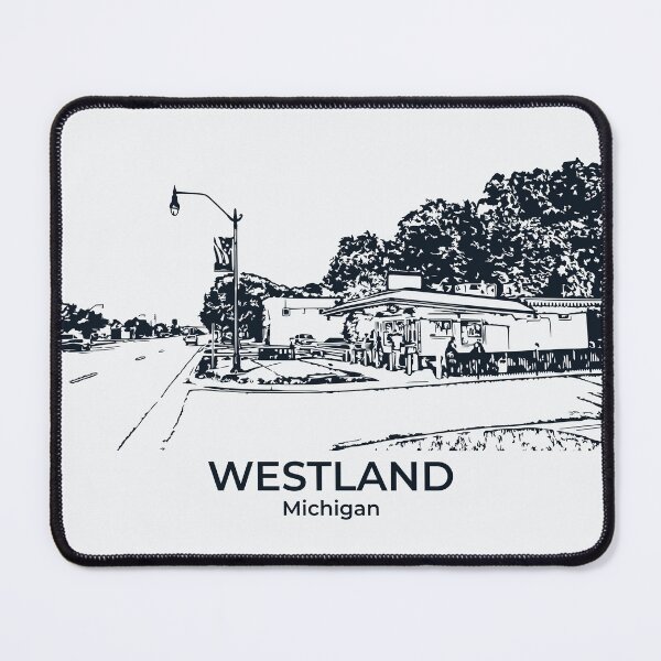 Artikelvorschau, Westland - Michigan entworfen und verkauft von Lakeric Cityscapes.