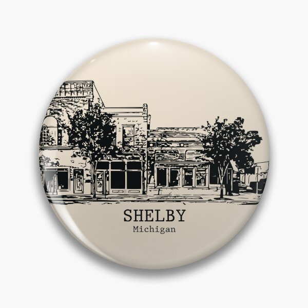 Artikelvorschau, Shelby - Michigan entworfen und verkauft von Lakeric Cityscapes.