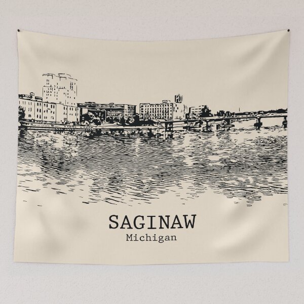 Item preview, Saginaw - Michigan designed and sold by Lakeric.