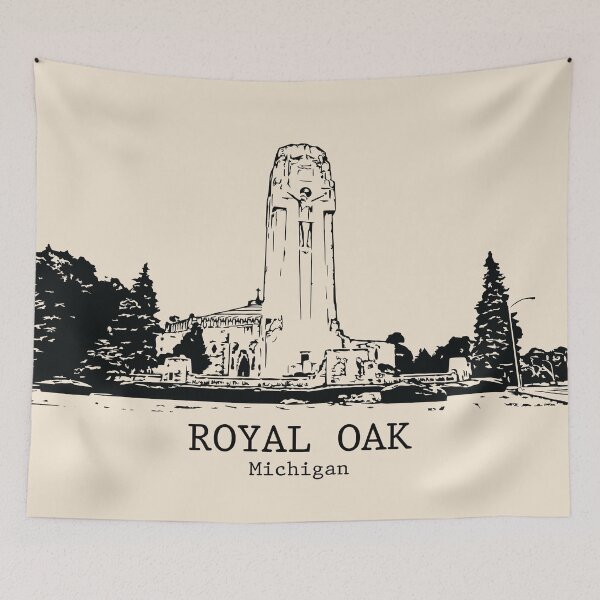 Artikelvorschau, Royal Oak - Michigan entworfen und verkauft von Lakeric Cityscapes.