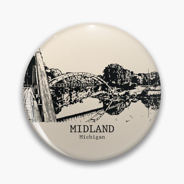 Item preview, Midland - Michigan designed and sold by Lakeric Cityscapes.