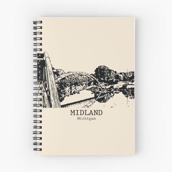 Item preview, Midland - Michigan designed and sold by Lakeric Cityscapes.