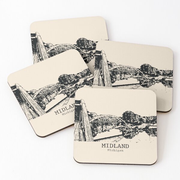 Item preview, Midland - Michigan designed and sold by Lakeric Cityscapes.