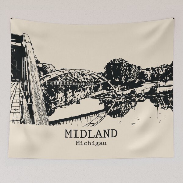 Item preview, Midland - Michigan designed and sold by Lakeric Cityscapes.