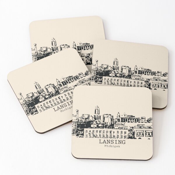 Item preview, Lansing - Michigan designed and sold by Lakeric Cityscapes.