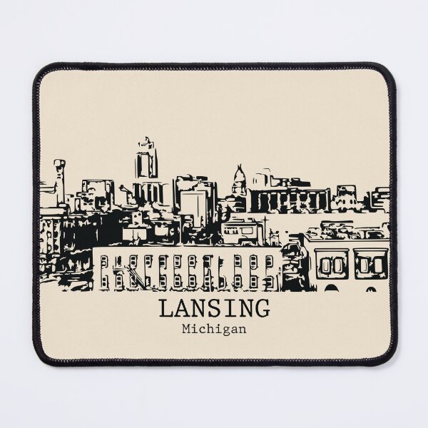 Item preview, Lansing - Michigan designed and sold by Lakeric Cityscapes.