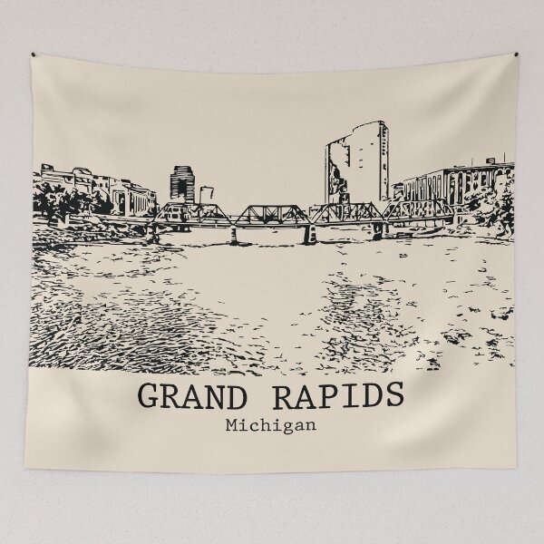 Item preview, Grand Rapids - Michigan designed and sold by Lakeric Cityscapes.