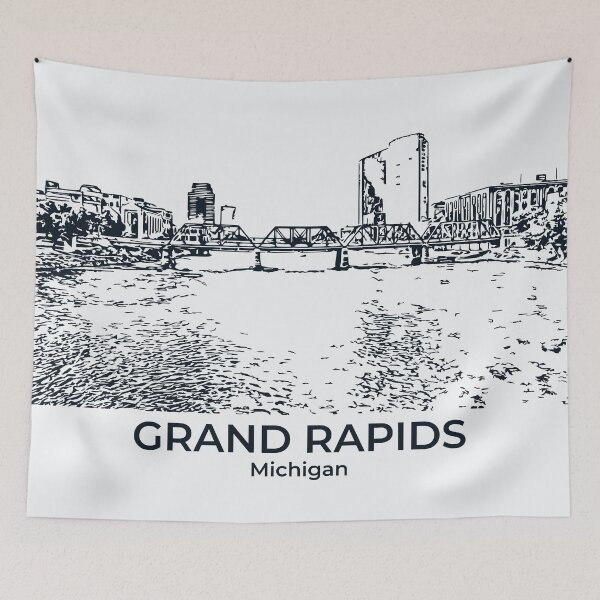 Item preview, Grand Rapids - Michigan designed and sold by Lakeric Cityscapes.