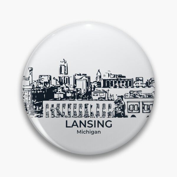 Item preview, Lansing - Michigan designed and sold by Lakeric Cityscapes.